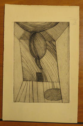Louise Bourgeois. Untitled alternative plate, from the illustrated book, He Disappeared into Complete Silence, first edition (Example 12). 1947