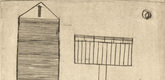 Louise Bourgeois. Plate 4 of 9, from the illustrated book, He Disappeared into Complete Silence, first edition (Example 13). 1947