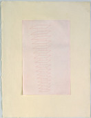 Louise Bourgeois. Untitled, plate 3 of 8, from the puritan. 1990