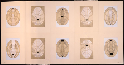 Louise Bourgeois. the puritan: study #32 of 59. 1990-1997