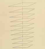 Louise Bourgeois. Untitled, plate 4 of 8, from the puritan. 1990