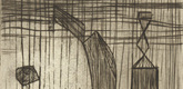 Louise Bourgeois. Plate 9 of 9, from the illustrated book, He Disappeared into Complete Silence, first edition (Example 13). 1947