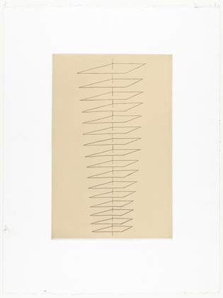 Louise Bourgeois. Untitled, plate 4 of 8, from the puritan. 1990