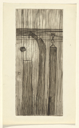 Louise Bourgeois. Plate 9 of 9, from the illustrated book, He Disappeared into Complete Silence, first edition (Example 13). 1947