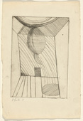 Louise Bourgeois. Untitled alternative plate, from the illustrated book, He Disappeared into Complete Silence, first edition (Example 13). 1947