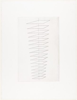 Louise Bourgeois. Untitled, plate 4 of 8, from the puritan. 1990