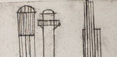 Louise Bourgeois. Plate 3 of 9, from the illustrated book, He Disappeared into Complete Silence, first edition (Example 14). 1947