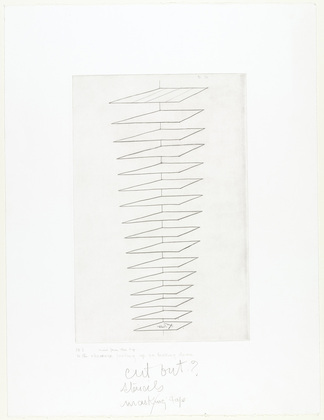 Louise Bourgeois. Untitled, plate 4 of 8, from the puritan. 1990