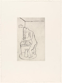 Louise Bourgeois. Untitled, plate 9 of 14, from the portfolio, Autobiographical Series. 1993