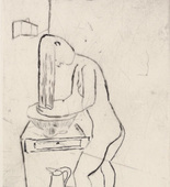 Louise Bourgeois. Untitled, plate 9 of 14, from the portfolio, Autobiographical Series. 1993
