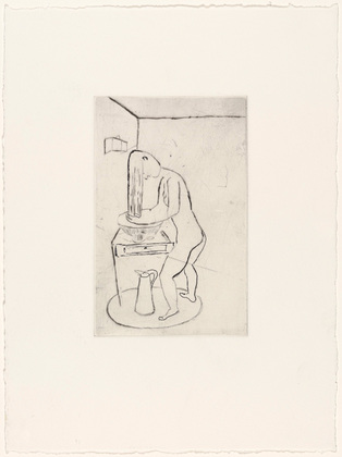 Louise Bourgeois. Untitled, plate 9 of 14, from the portfolio, Autobiographical Series. 1993