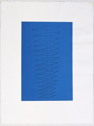 Louise Bourgeois. Untitled, plate 4 of 8, from the puritan. 1990
