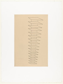 Louise Bourgeois. Untitled, plate 3 of 8, from the puritan. 1990