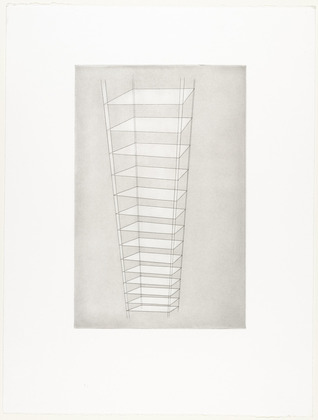 Louise Bourgeois. Untitled, plate 2 of 8, from the puritan. 1990