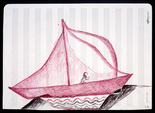 Louise Bourgeois. Alone, Aboard, Stranded on the Rocks. 1998