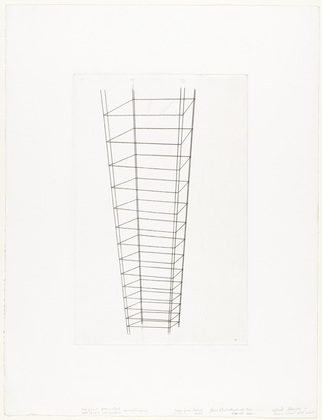 Louise Bourgeois. Untitled, plate 2 of 8, from the puritan. 1990