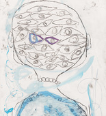 Louise Bourgeois. I See You Through Me!!! (#2) (verso detail). 2008