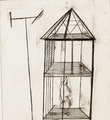 Louise Bourgeois. Plate 4 of 9, from the illustrated book, He Disappeared into Complete Silence, first edition (Example 15). 1947
