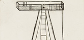 Louise Bourgeois. Plate 5 of 9, from the illustrated book, He Disappeared into Complete Silence, first edition (Example 15). 1947