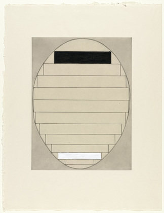 Louise Bourgeois. Untitled, plate 6 of 8, from the puritan. 1990