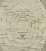 Louise Bourgeois. Untitled, plate 5 of 8, from the puritan. 1990