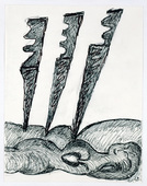 Louise Bourgeois. The Dagger Child Hurt the Parent. 1998