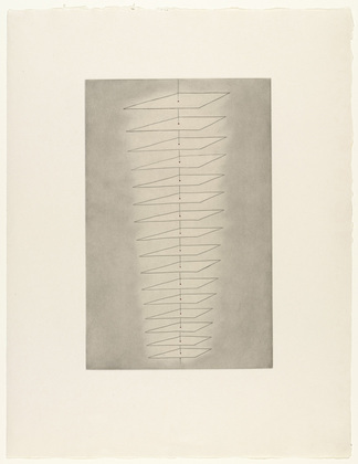 Louise Bourgeois. Untitled, plate 4 of 8, from the puritan. 1990