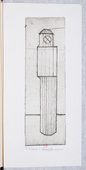 Louise Bourgeois. Plate 1 of 9, from the illustrated book, He Disappeared into Complete Silence, first edition (Example 16). 1947