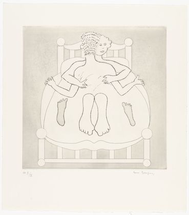 Louise Bourgeois. Untitled, plate 6 of 7, from the portfolio, Metamorfosis. 1999