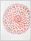 Louise Bourgeois. Untitled, no. 67 of 220, from the series, The Insomnia Drawings. 1995