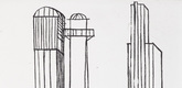 Louise Bourgeois. Plate 3 of 9, from the illustrated book, He Disappeared into Complete Silence, first edition (Example 16). 1984, after a 1947 impression