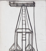 Louise Bourgeois. Plate 5 of 9, from the illustrated book, He Disappeared into Complete Silence, first edition (Example 16). 1947