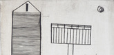 Louise Bourgeois. Plate 6 of 9, from the illustrated book, He Disappeared into Complete Silence, first edition (Example 16). 1947