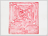 Louise Bourgeois. Untitled, no. 141 of 220, from the series, The Insomnia Drawings. 1995