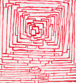 Louise Bourgeois. Untitled, no. 141 of 220, from the series, The Insomnia Drawings. 1995