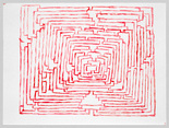 Louise Bourgeois. Untitled, no. 142 of 220, from the series, The Insomnia Drawings. 1995