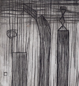 Louise Bourgeois. Plate 9 of 9, from the illustrated book, He Disappeared into Complete Silence, first edition (Example 16). 1947