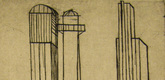 Louise Bourgeois. Plate 3 of 9, from the illustrated book, He Disappeared into Complete Silence, first edition (Example 17). 1947