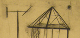 Louise Bourgeois. Plate 6 of 9, from the illustrated book, He Disappeared into Complete Silence, first edition (Example 17). 1947