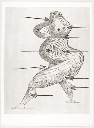 Louise Bourgeois. Sainte S&eacute;bastienne. 1992