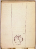 Louise Bourgeois. Untitled, no. 21 of 34, from the sketchbook, Album &agrave; Dessin. sketchbook date: 1950s-1980s