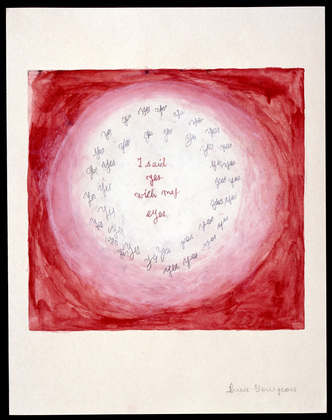 Louise Bourgeois. I Said Yes With My Eyes. 2004