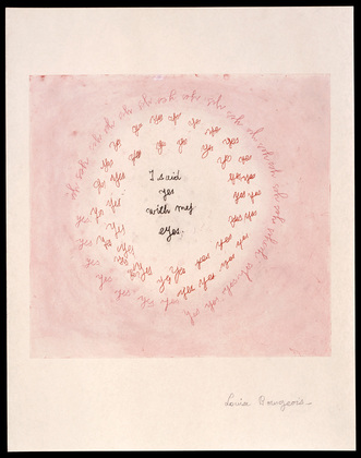 Louise Bourgeois. I Said Yes With My Eyes. 2004
