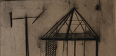 Louise Bourgeois. Plate 4 of 9, from the illustrated book, He Disappeared into Complete Silence, first edition (Example 18). 1947