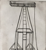 Louise Bourgeois. Plate 5 of 9, from the illustrated book, He Disappeared into Complete Silence, first edition (Example 18). 1947