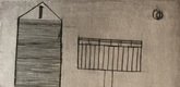Louise Bourgeois. Plate 6 of 9, from the illustrated book, He Disappeared into Complete Silence, first edition (Example 18). 1947