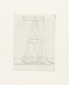 Louise Bourgeois. Plate 5 of 11, from the illustrated book, He Disappeared into Complete Silence, second edition. 1995