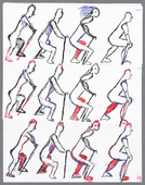 Louise Bourgeois. Untitled (Study for Saturday Morning). 2001, reworked 2002
