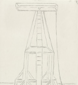 Louise Bourgeois. Plate 5 of 11, from the illustrated book, He Disappeared into Complete Silence, second edition. 1995
