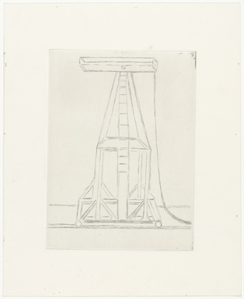 Louise Bourgeois. Plate 5 of 11, from the illustrated book, He Disappeared into Complete Silence, second edition. 1995
